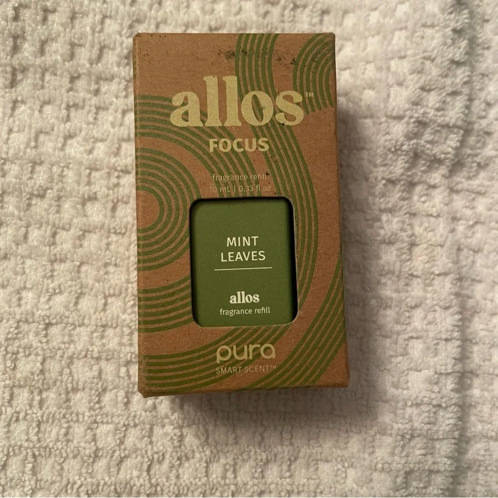 Allos Focus Mint Leaves Pura Refill Scent Diffuser Yummy Smell